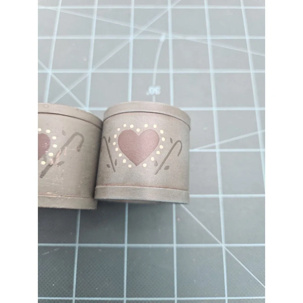 Vintage MCM Audrey Napkin Rings Set of 4 Folk Decor
